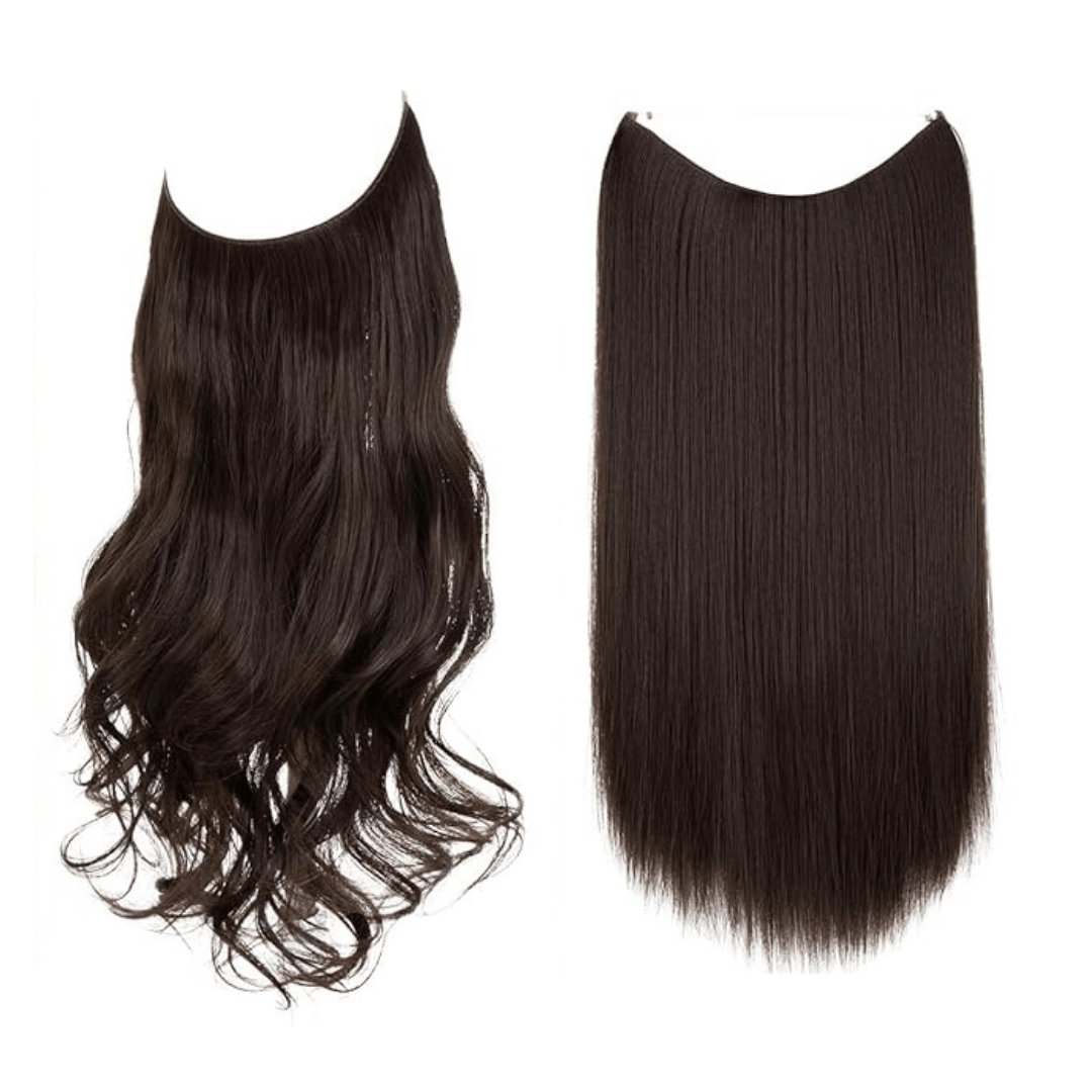 💜Invisible Natural Long Curly Wig