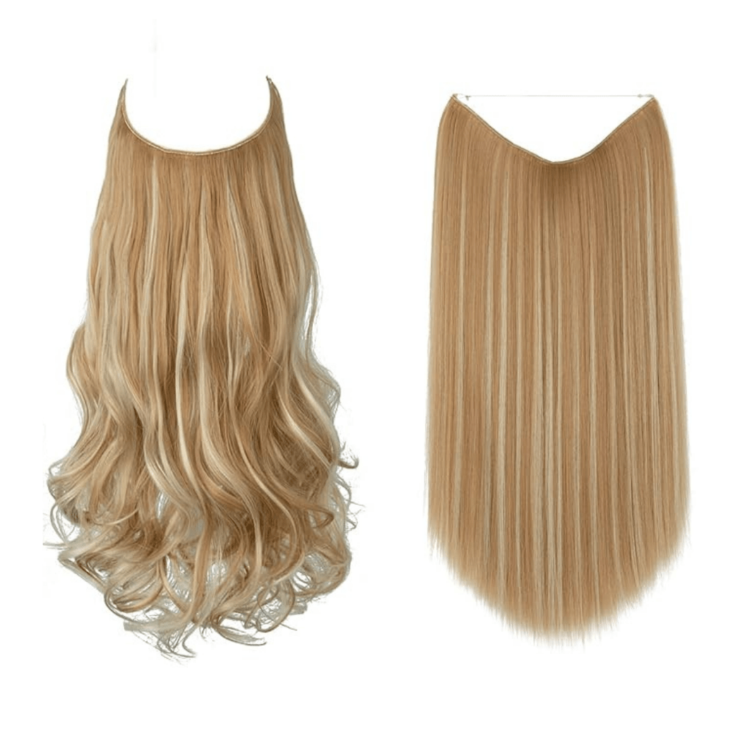💜Invisible Natural Long Curly Wig