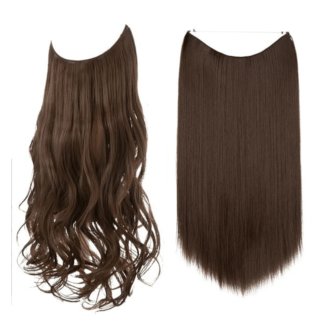 💜Invisible Natural Long Curly Wig