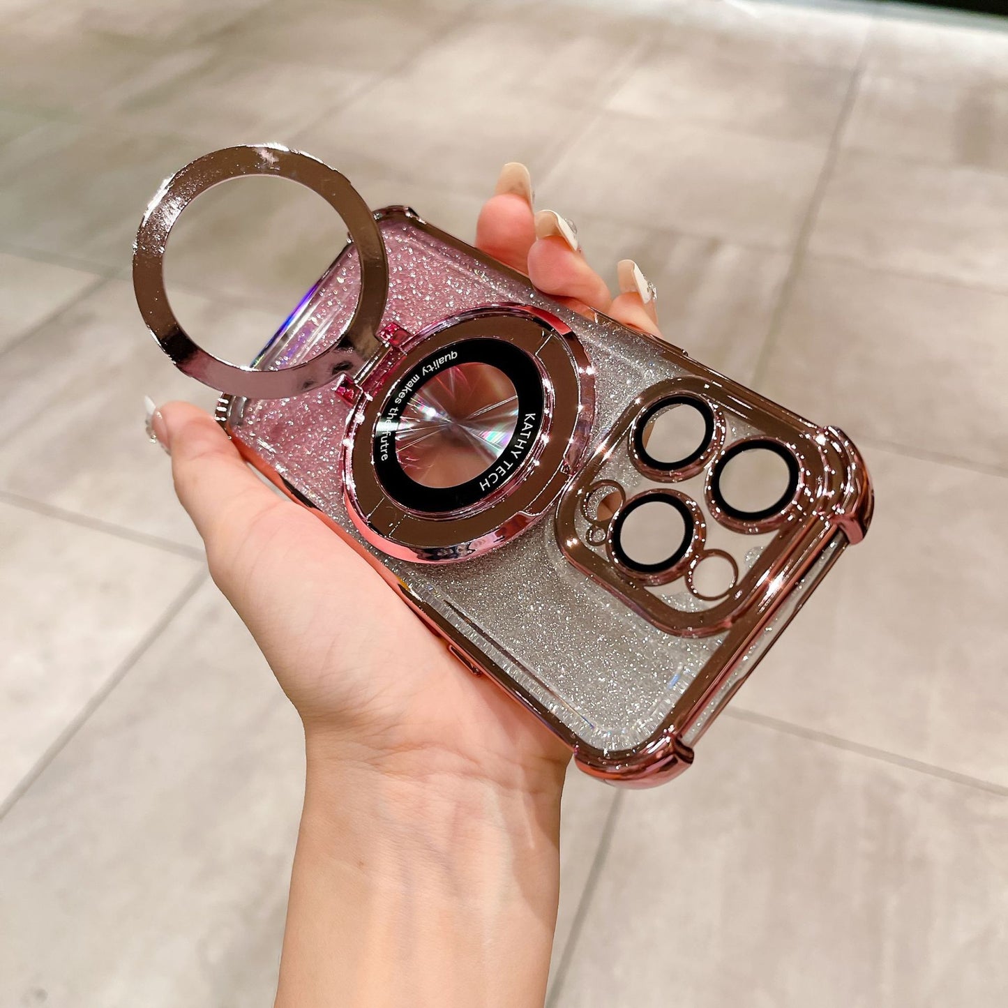 💥Limited time 50% off🔥Suitable for iPhone Galvanic Glitter four corners with protection against dropping the mobile phone