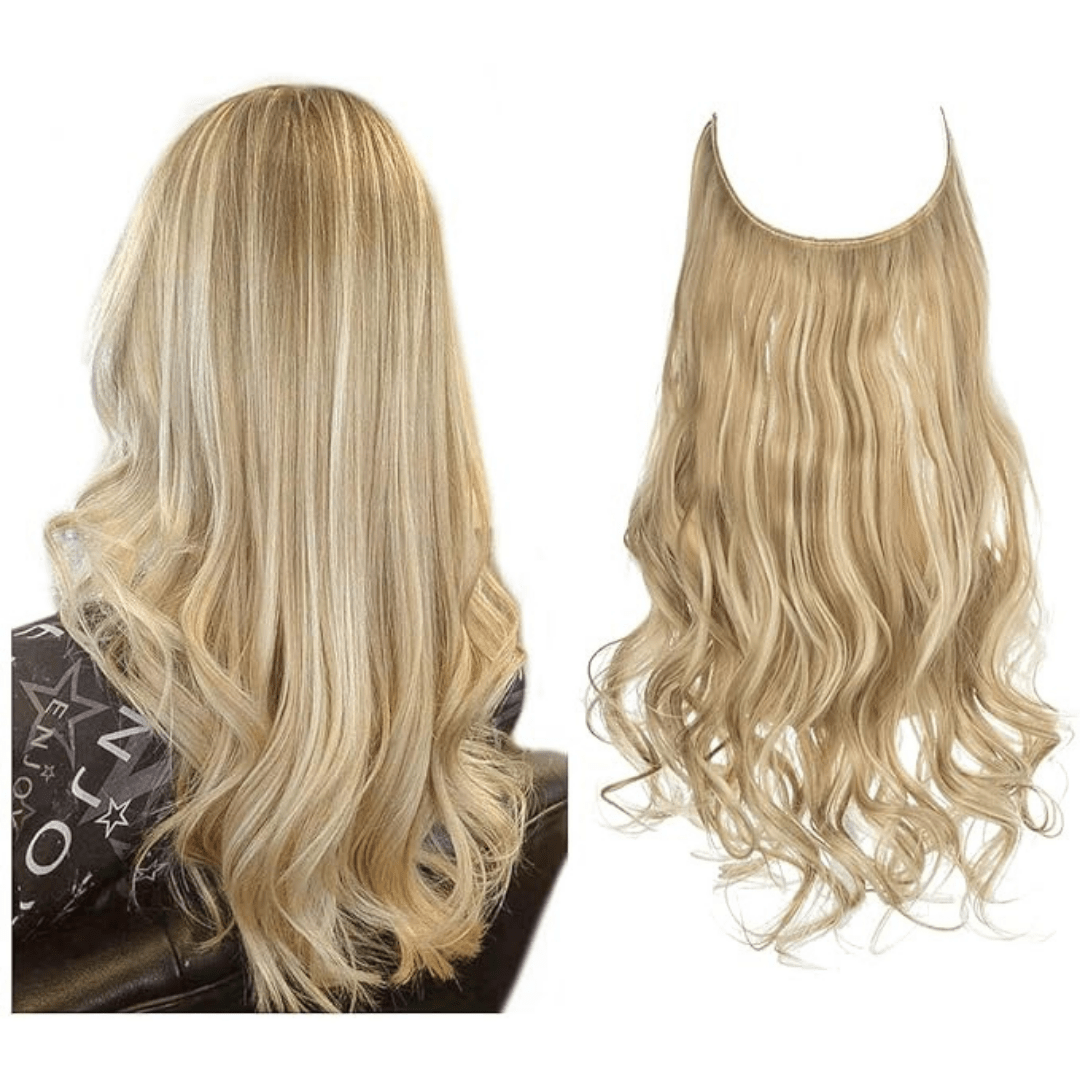 💜Invisible Natural Long Curly Wig