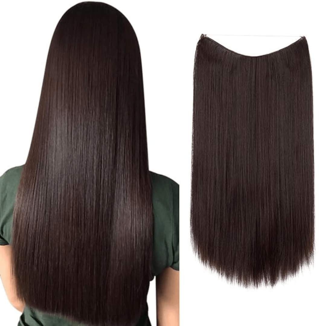 💜Invisible Natural Long Curly Wig