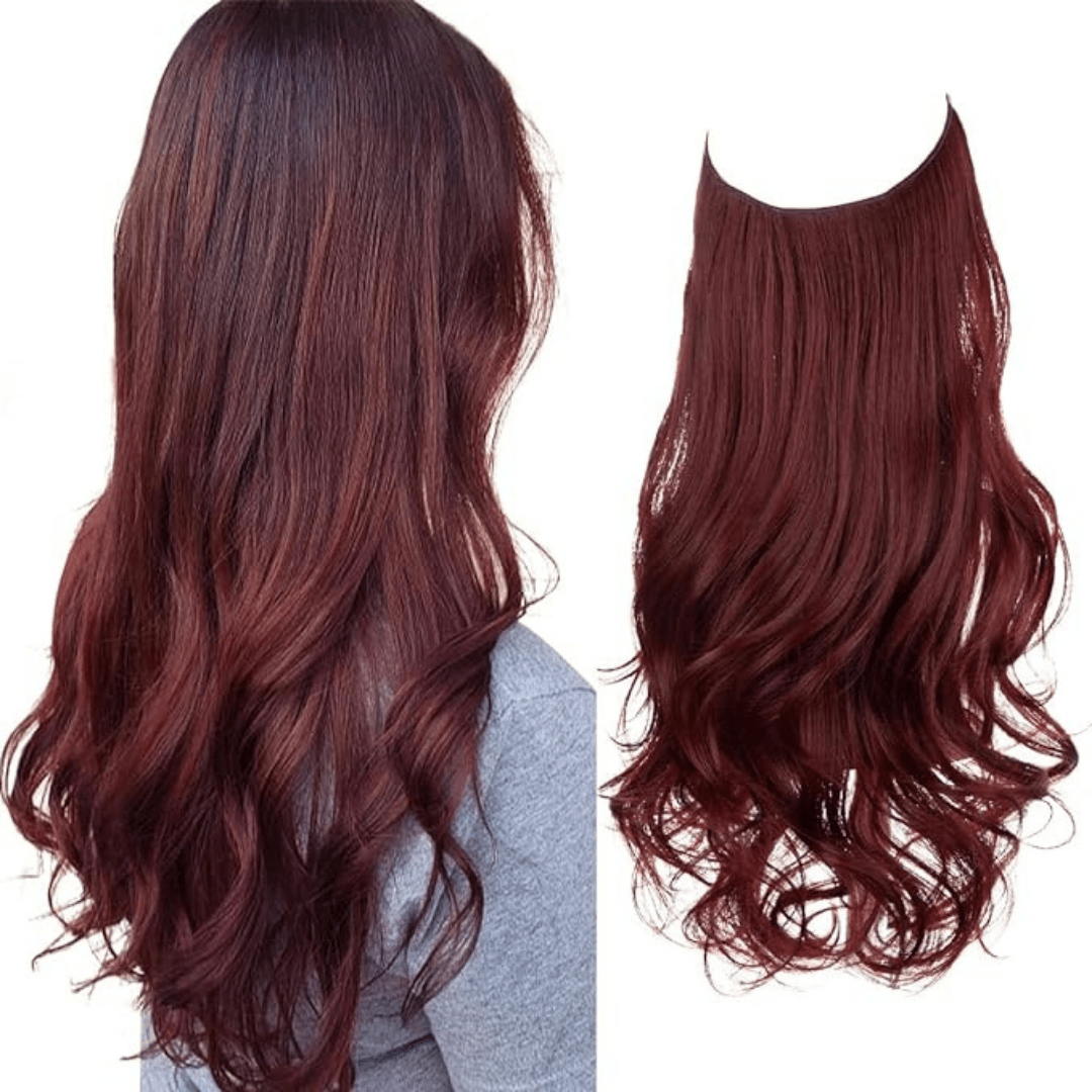 💜Invisible Natural Long Curly Wig