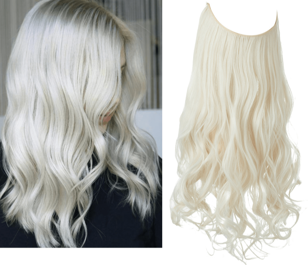 💜Invisible Natural Long Curly Wig