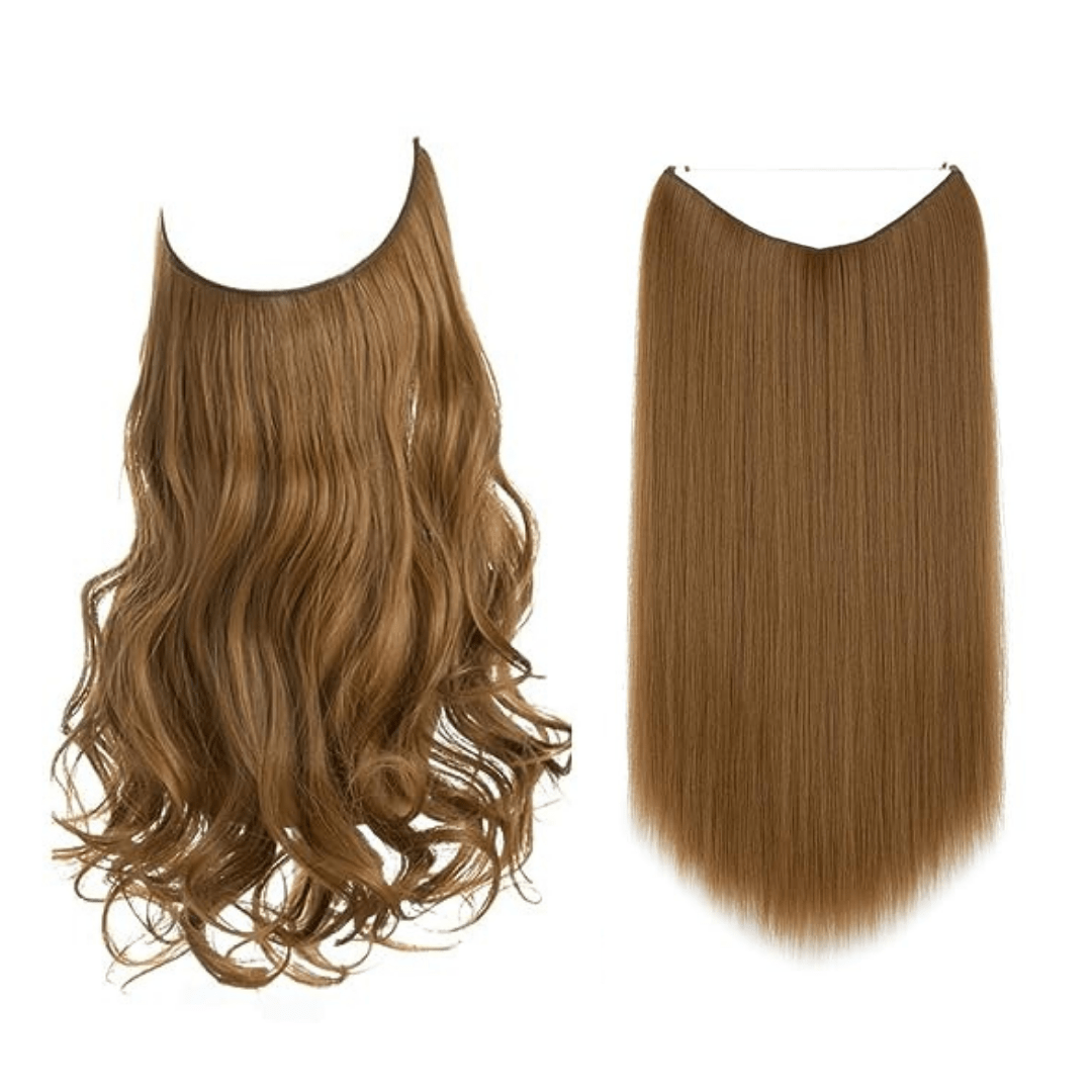 💜Invisible Natural Long Curly Wig