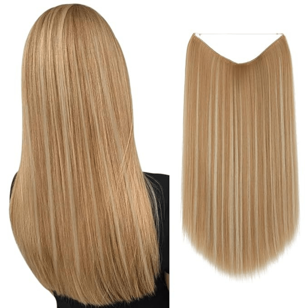 💜Invisible Natural Long Curly Wig