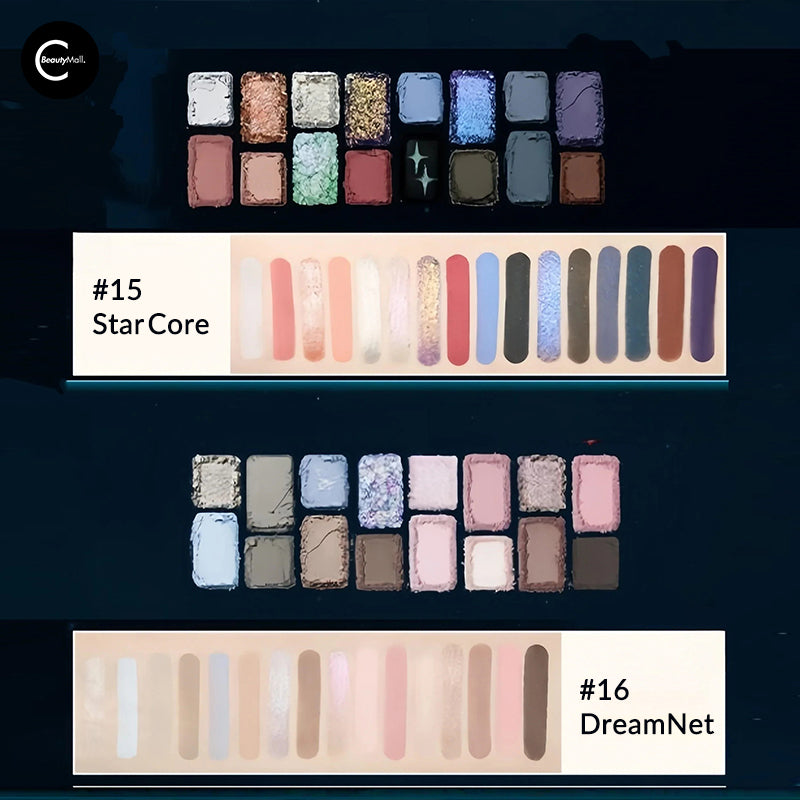 16-Color Natural Star Eye Shadow Palette