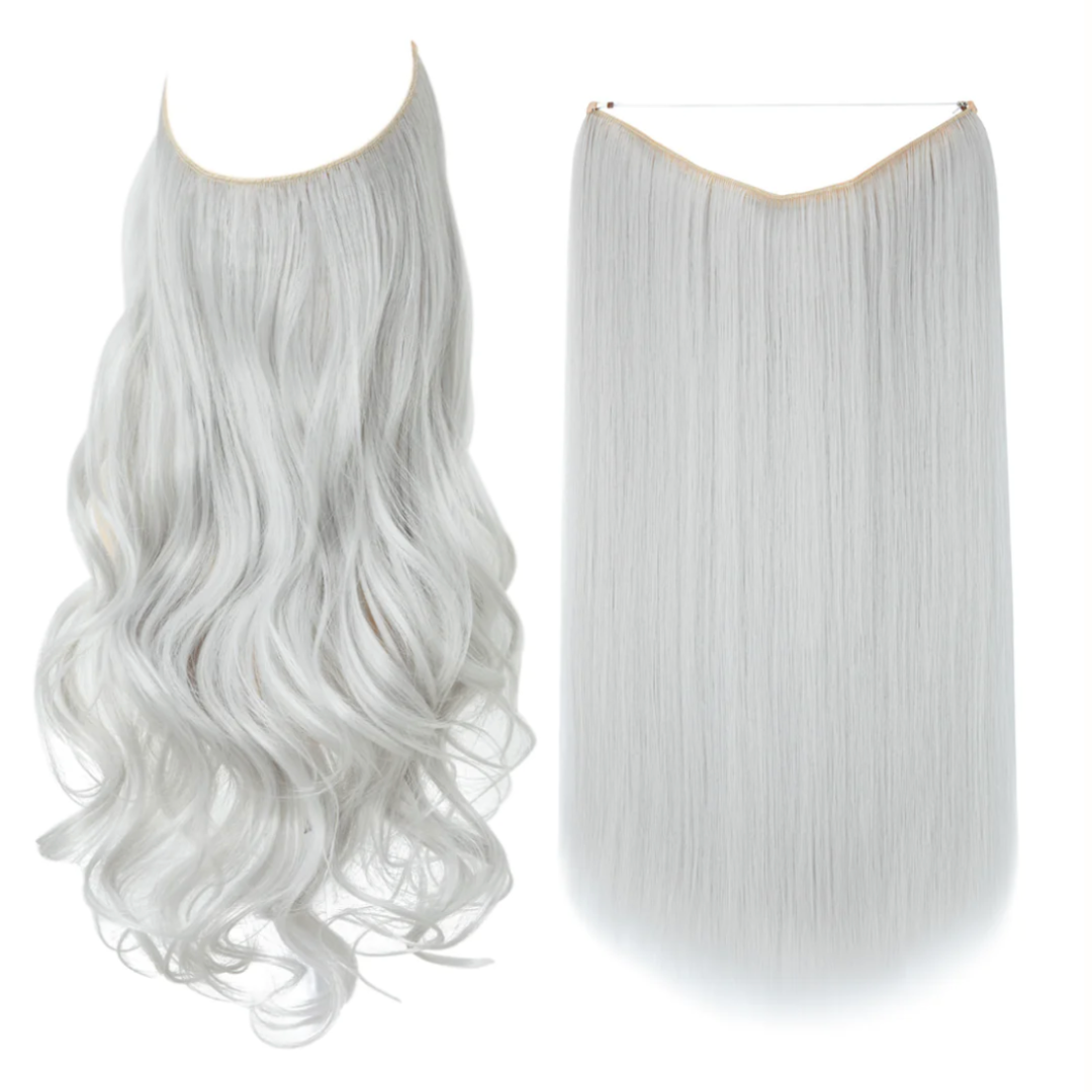 💜Invisible Natural Long Curly Wig