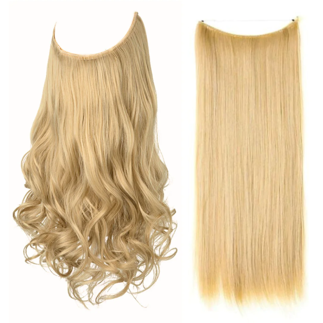 💜Invisible Natural Long Curly Wig