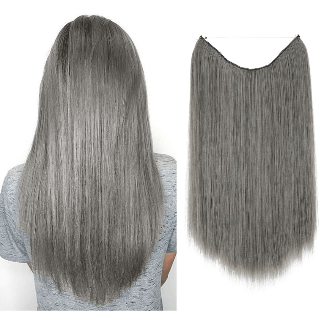 💜Invisible Natural Long Curly Wig