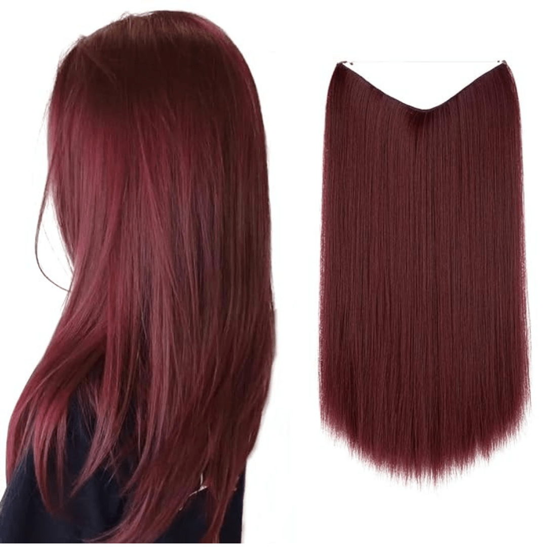 💜Invisible Natural Long Curly Wig