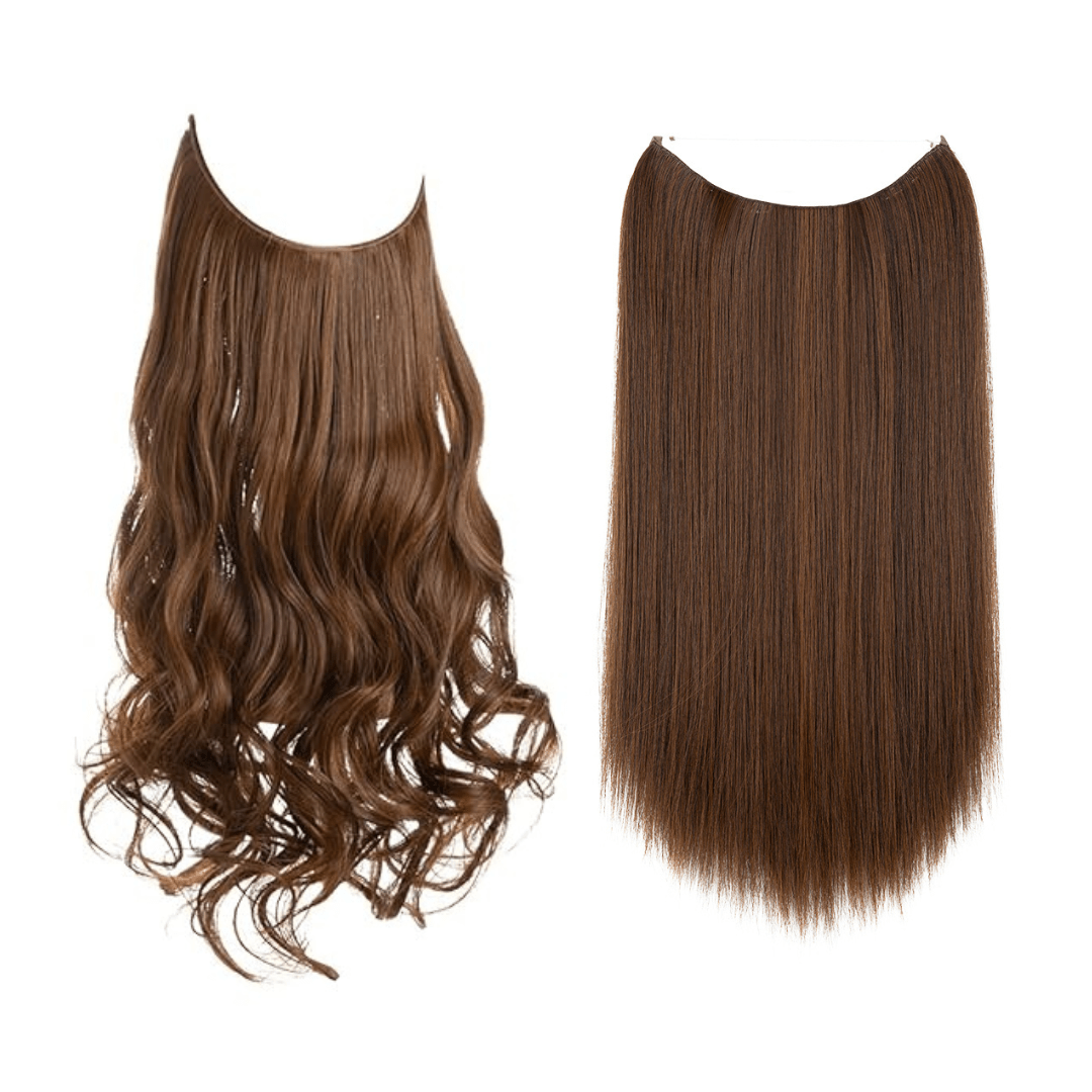 💜Invisible Natural Long Curly Wig