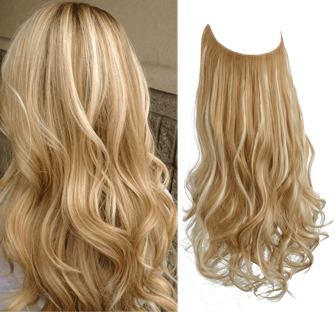 💜Invisible Natural Long Curly Wig