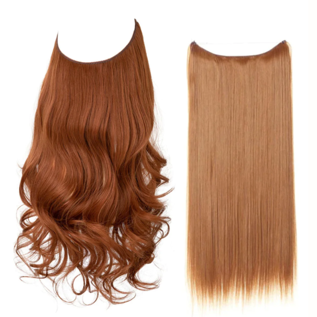 💜Invisible Natural Long Curly Wig