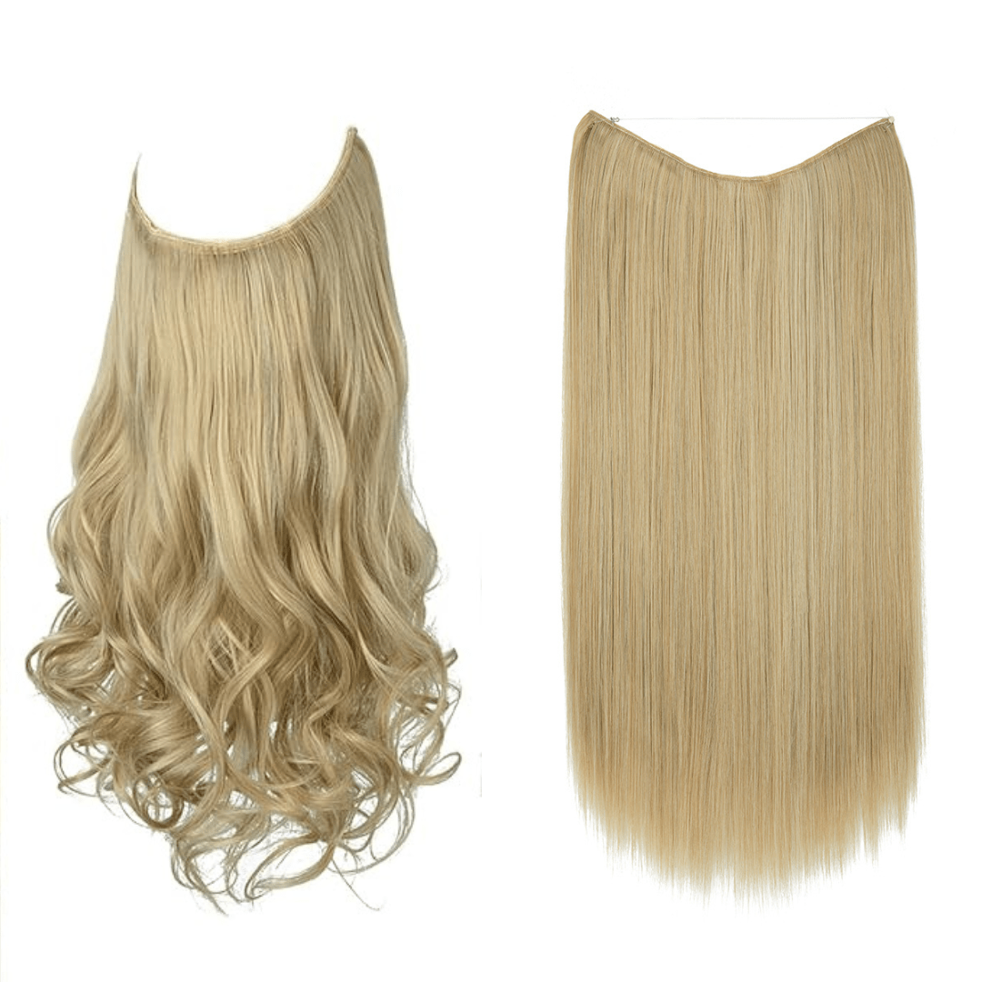 💜Invisible Natural Long Curly Wig