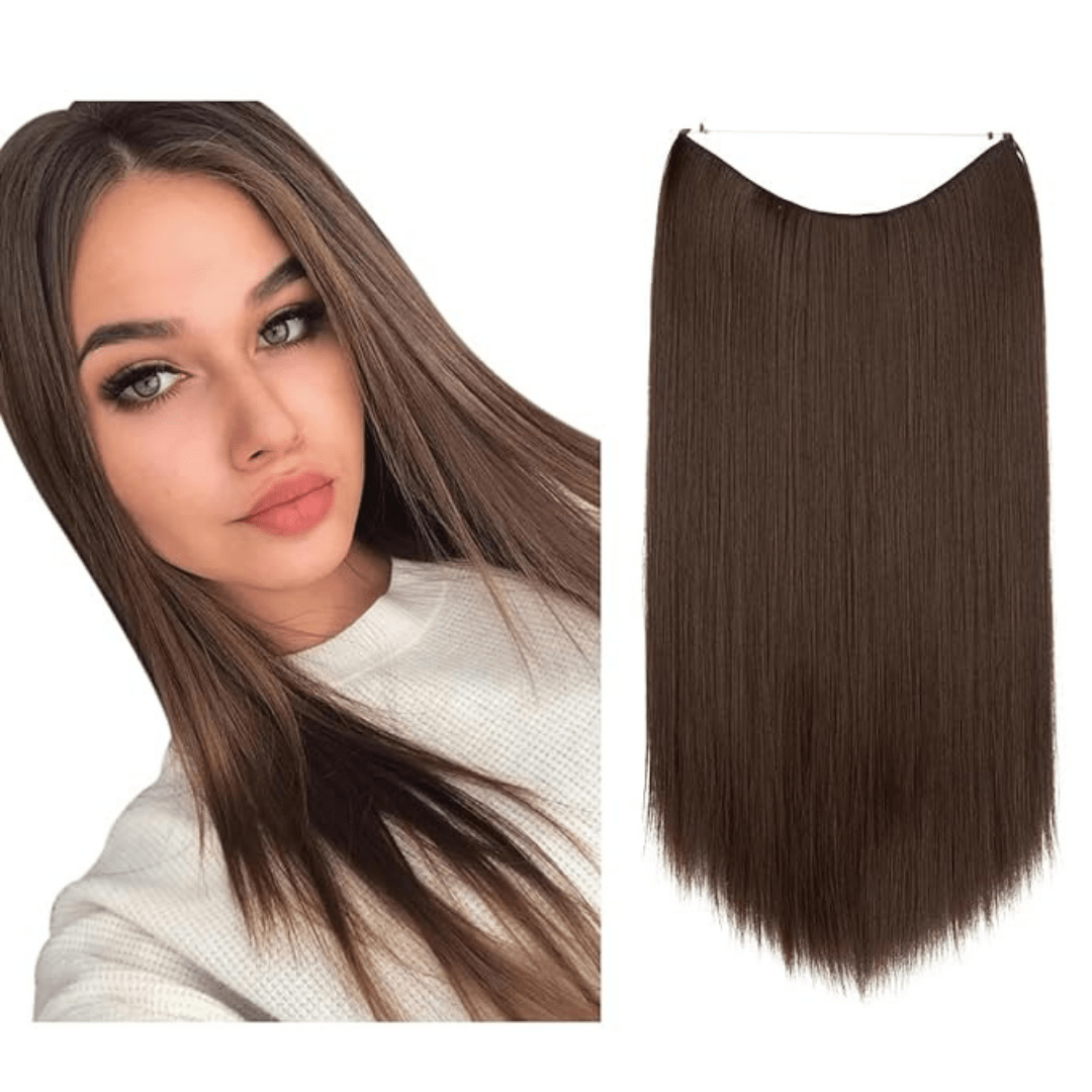 💜Invisible Natural Long Curly Wig