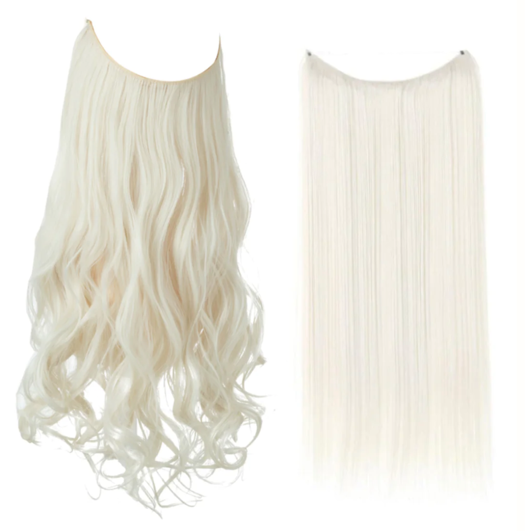 💜Invisible Natural Long Curly Wig