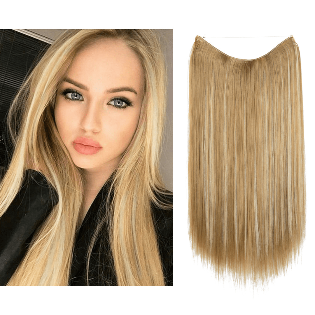 💜Invisible Natural Long Curly Wig