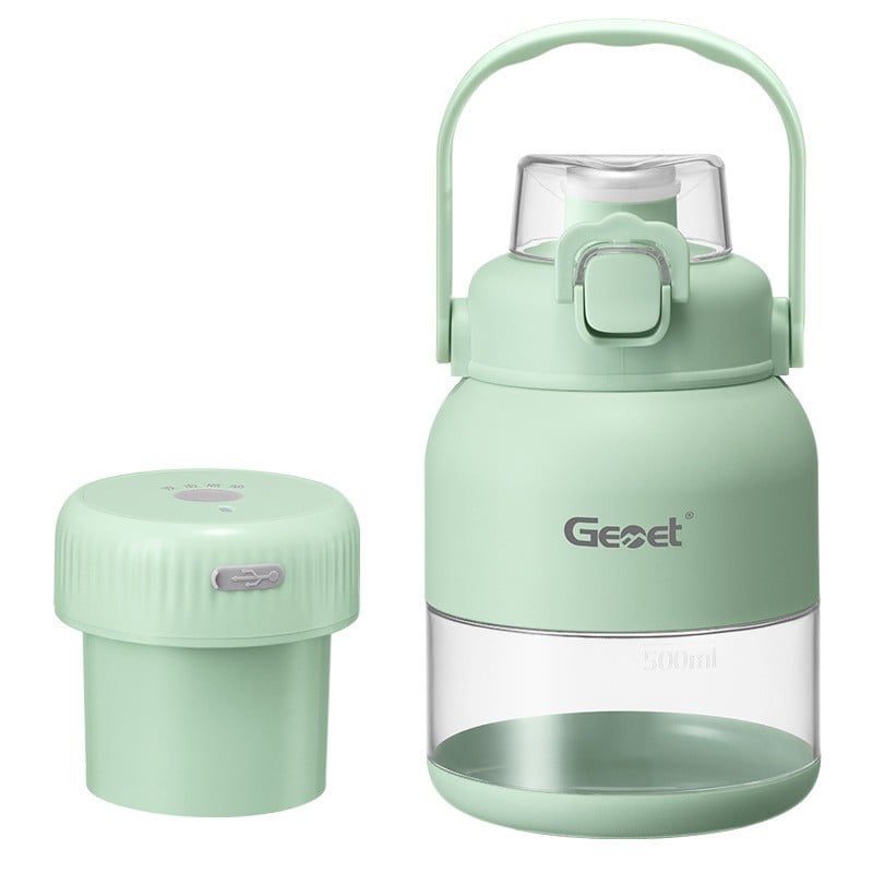 Electric Citrus Juicer 44 oz, Straw, Two Lids, Portable Blender for Smoothies, Shakes, Food Prep & Frozen Blending