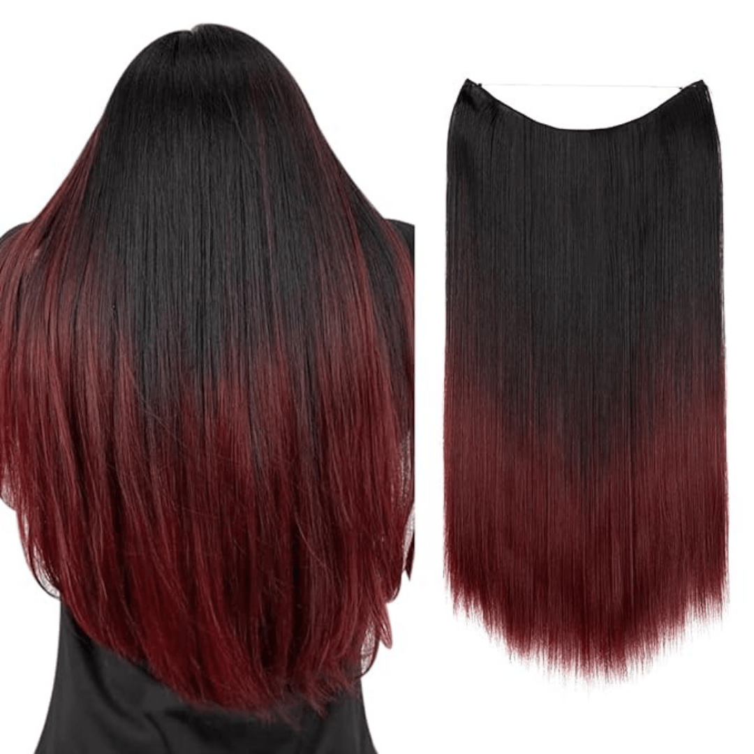 💜Invisible Natural Long Curly Wig