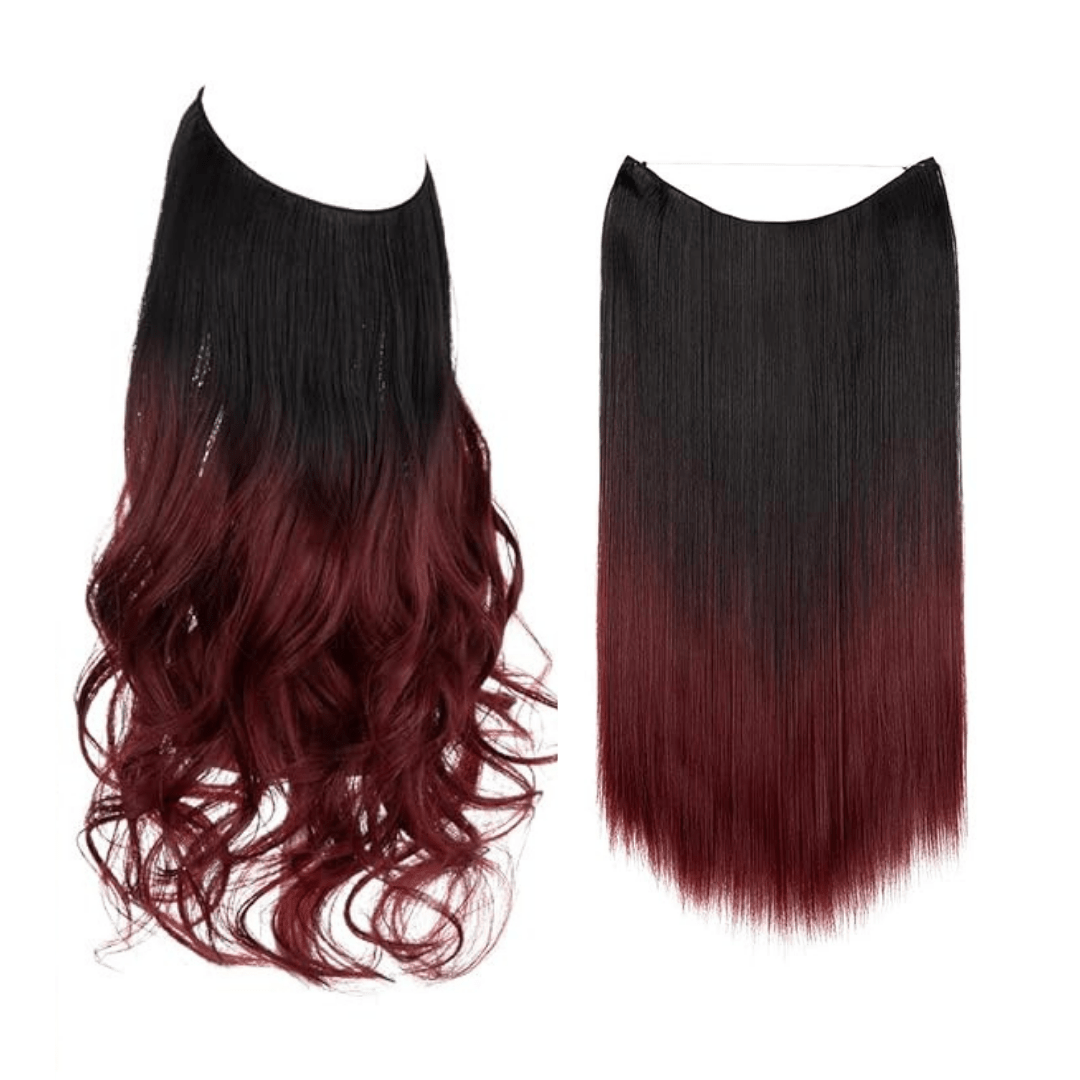 💜Invisible Natural Long Curly Wig