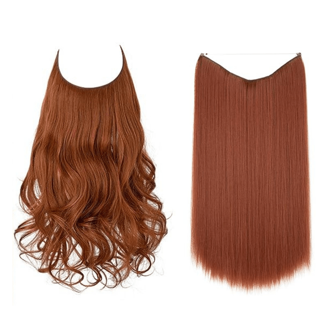 💜Invisible Natural Long Curly Wig