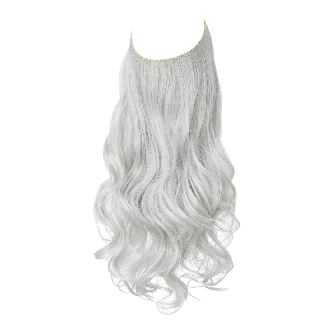 💜Invisible Natural Long Curly Wig