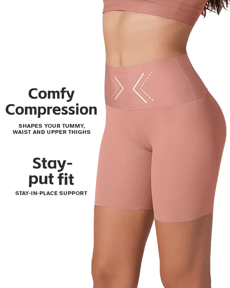 Women's Seamless High Waist Body Shaping Tummy Control Non-slip Shorts
