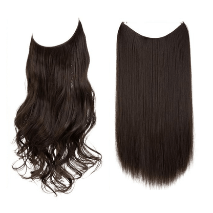 💜Invisible Natural Long Curly Wig