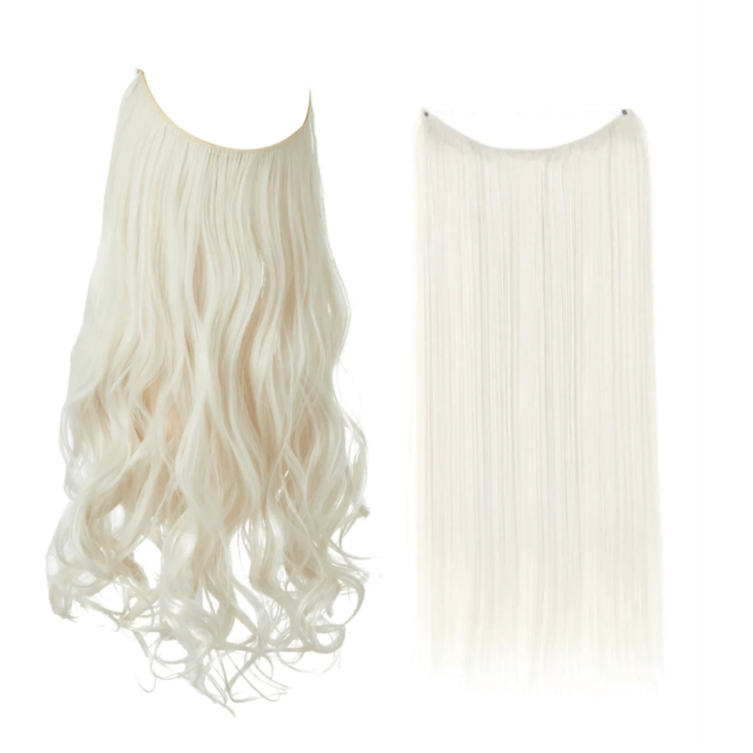 💜Invisible Natural Long Curly Wig