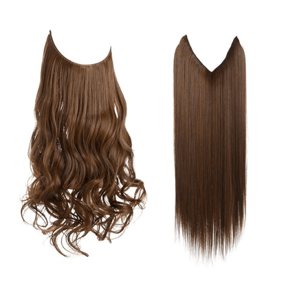 💜Invisible Natural Long Curly Wig