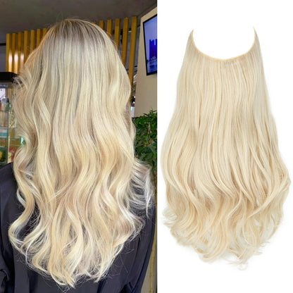 💜Invisible Natural Long Curly Wig