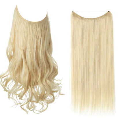 💜Invisible Natural Long Curly Wig