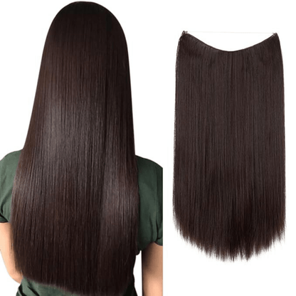 💜Invisible Natural Long Curly Wig