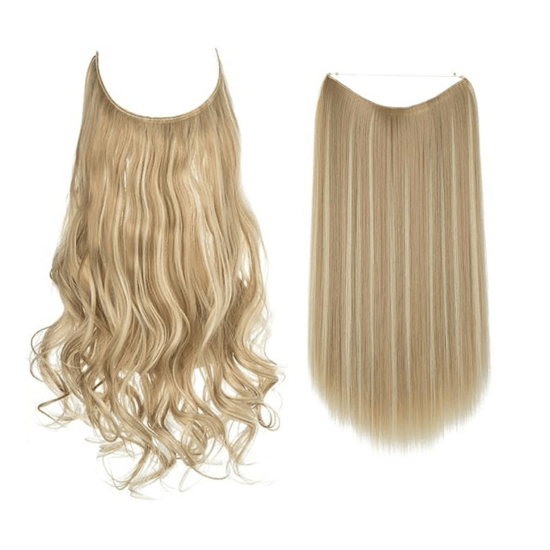 💜Invisible Natural Long Curly Wig
