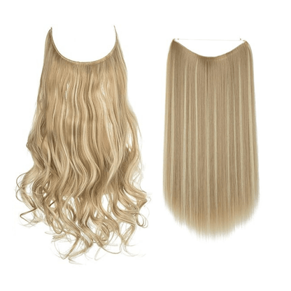 💜Invisible Natural Long Curly Wig