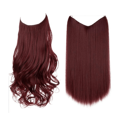 💜Invisible Natural Long Curly Wig