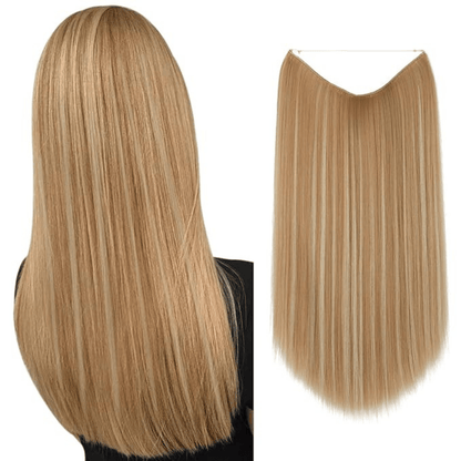 💜Invisible Natural Long Curly Wig