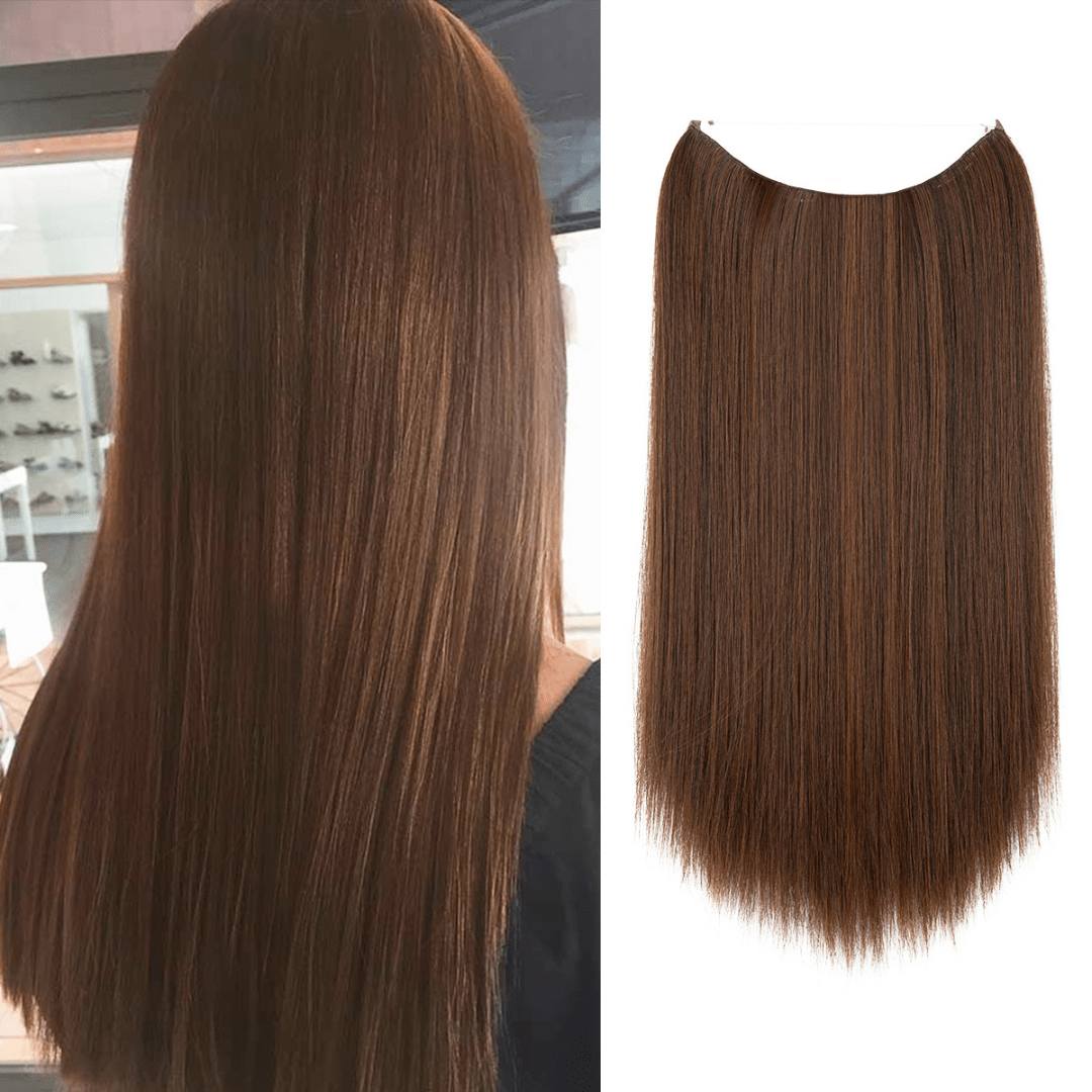 💜Invisible Natural Long Curly Wig