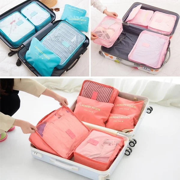 6-piece Portable Luggage Packing Cubes（49% OFF）🔥Free shipping for two pieces