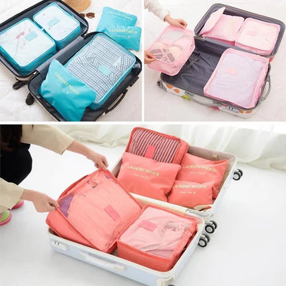 6-piece Portable Luggage Packing Cubes（49% OFF）🔥Free shipping for two pieces