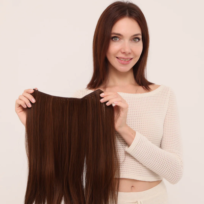 💜Invisible Natural Long Curly Wig