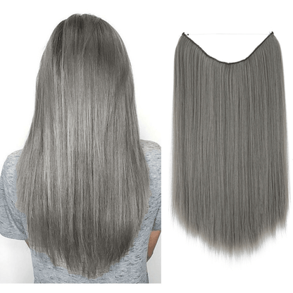 💜Invisible Natural Long Curly Wig