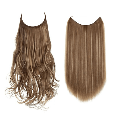 💜Invisible Natural Long Curly Wig