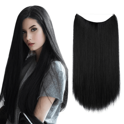💜Invisible Natural Long Curly Wig