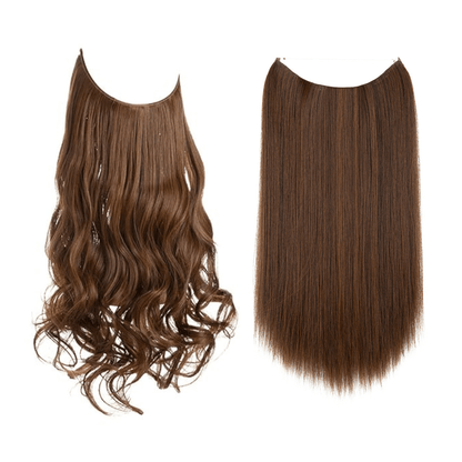 💜Invisible Natural Long Curly Wig