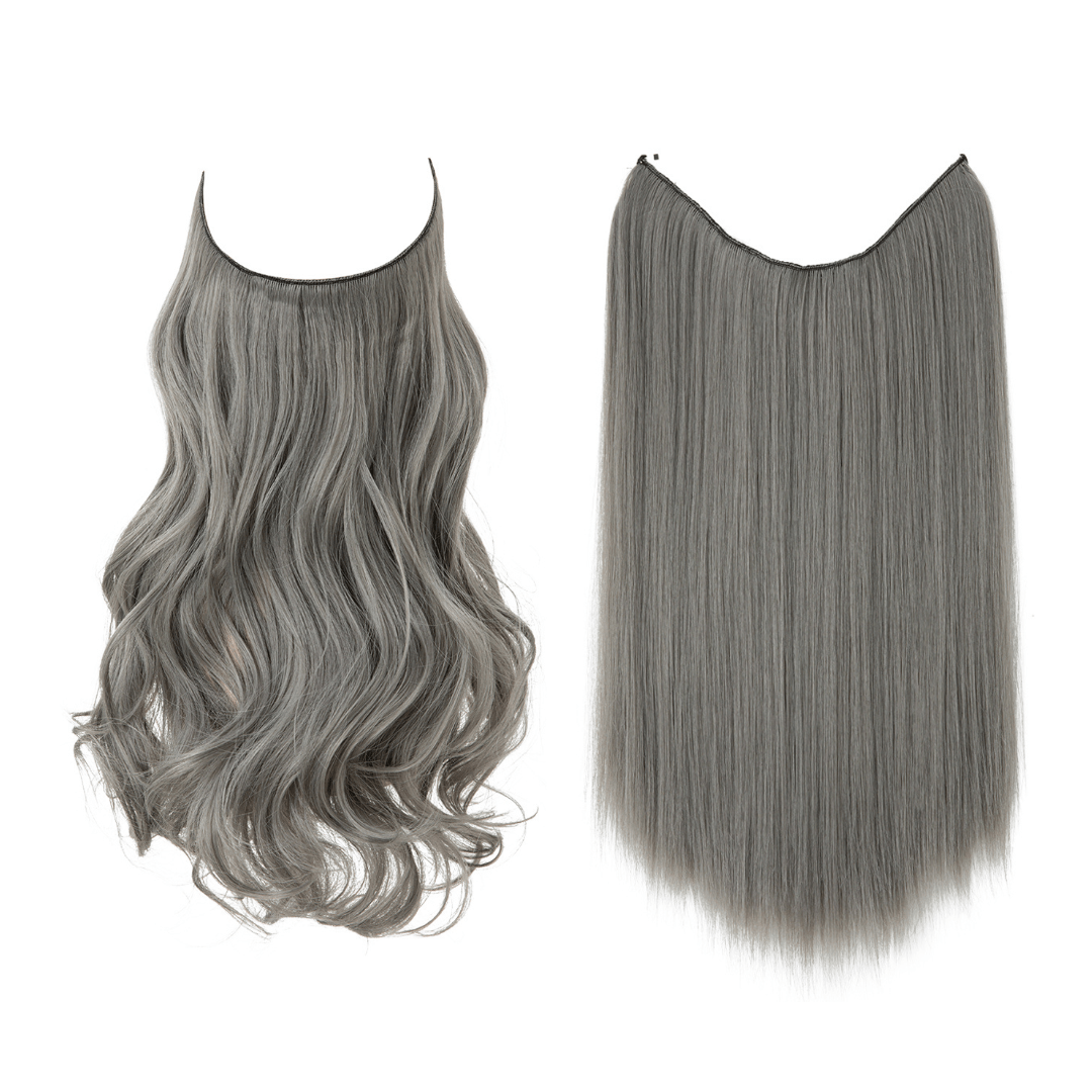 💜Invisible Natural Long Curly Wig