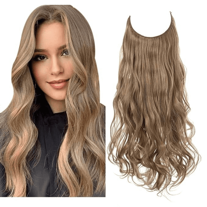 💜Invisible Natural Long Curly Wig
