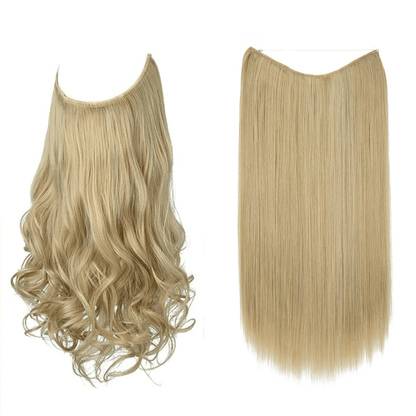 💜Invisible Natural Long Curly Wig