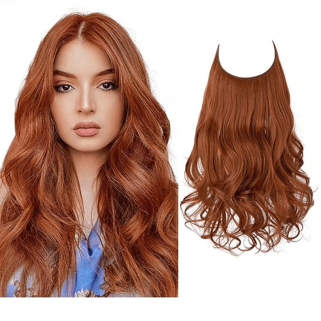 💜Invisible Natural Long Curly Wig